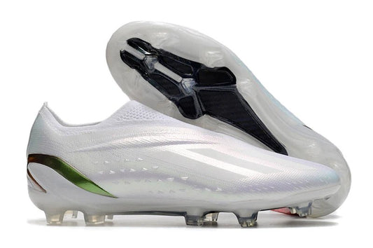 X Speedportal Laceless Elite FG White - Elite Boots