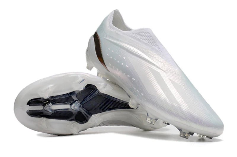 X Speedportal Laceless Elite FG White - Elite Boots