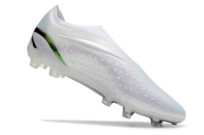 X Speedportal Laceless Elite FG White - Elite Boots