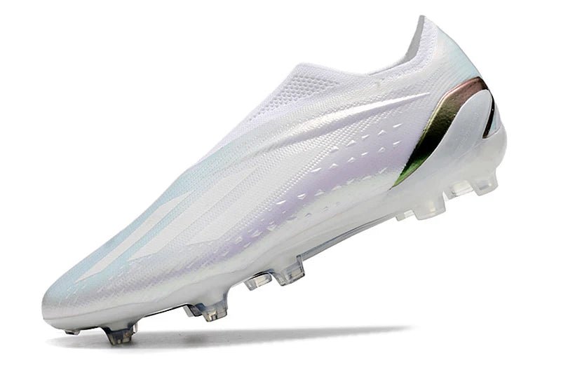 X Speedportal Laceless Elite FG White - Elite Boots