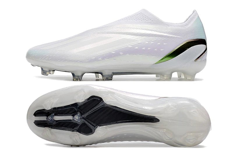 X Speedportal Laceless Elite FG White - Elite Boots