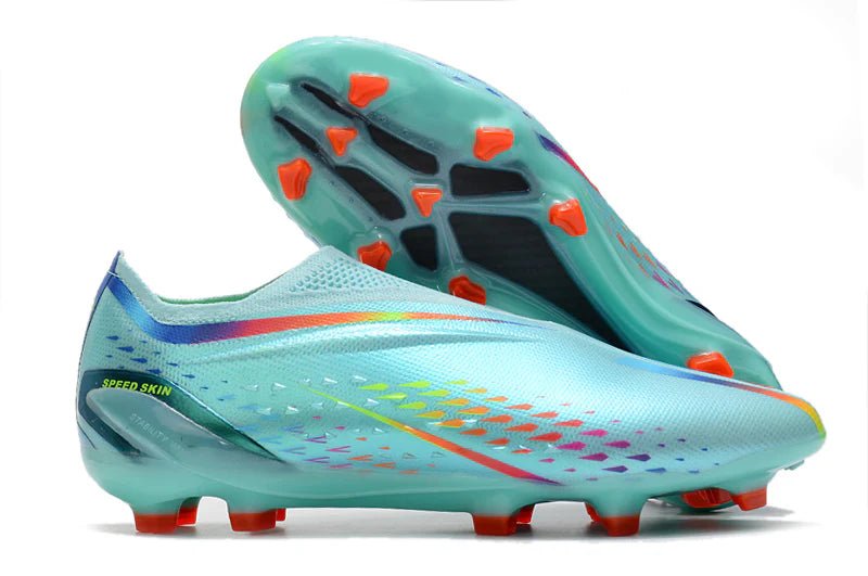 X Speedportal Laceless Elite FG Light Blue - Elite Boots