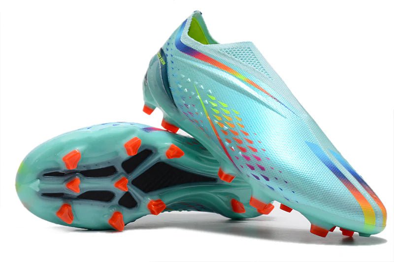 X Speedportal Laceless Elite FG Light Blue - Elite Boots