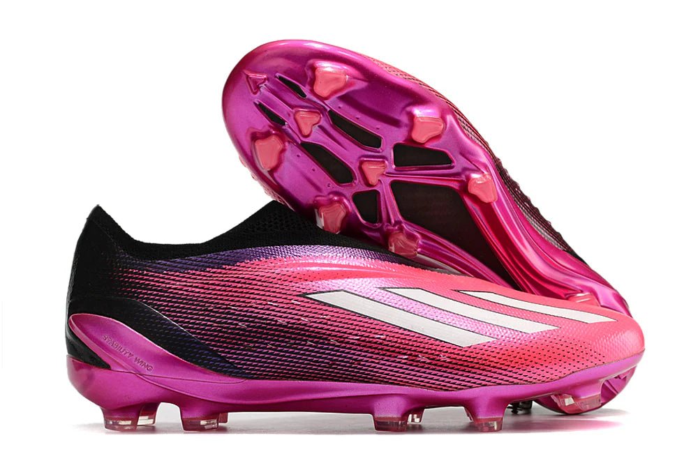 X Speedportal Laceless Elite FG Pink/Black "Own Your Football" - Elite Boots