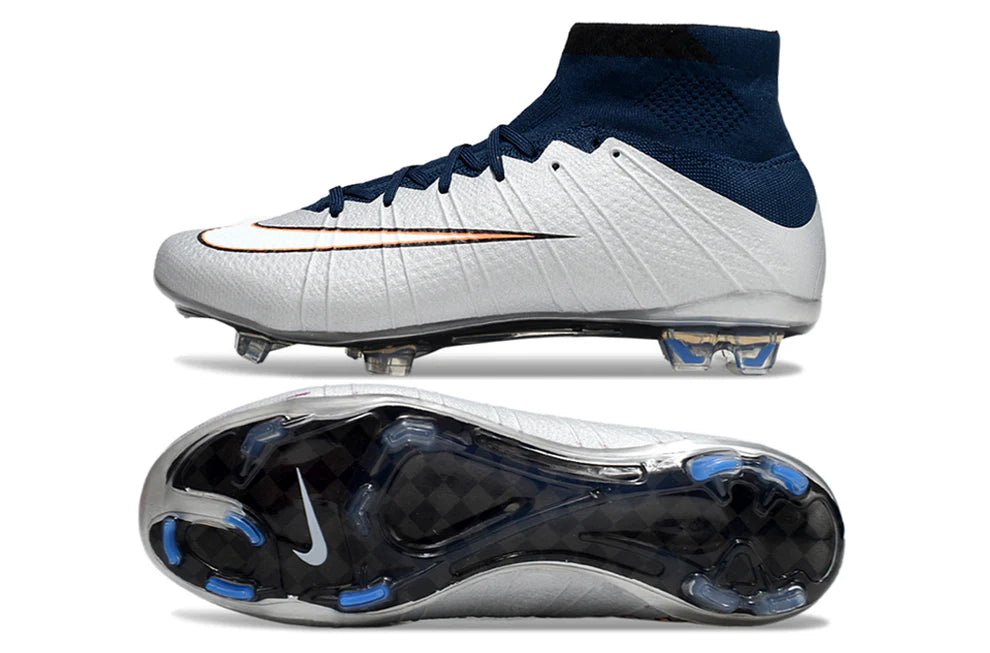 Mercurial Superfly IV Elite FG Silver/Blue - Elite Boots