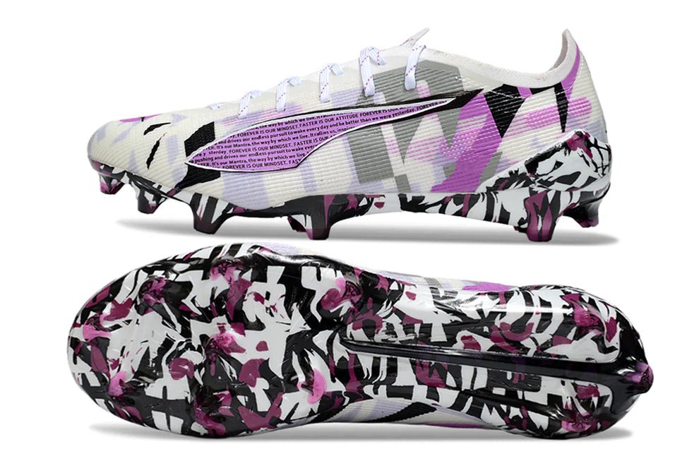 Ultra V Ultimate Elite FG Purple/White 'Forever' pack - Elite Boots