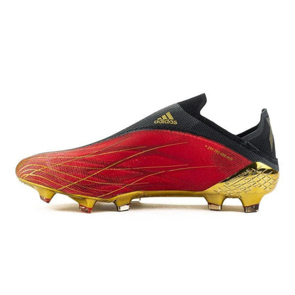 X Speed Flow Laceless Elite FG Red/Gold - Elite Boots