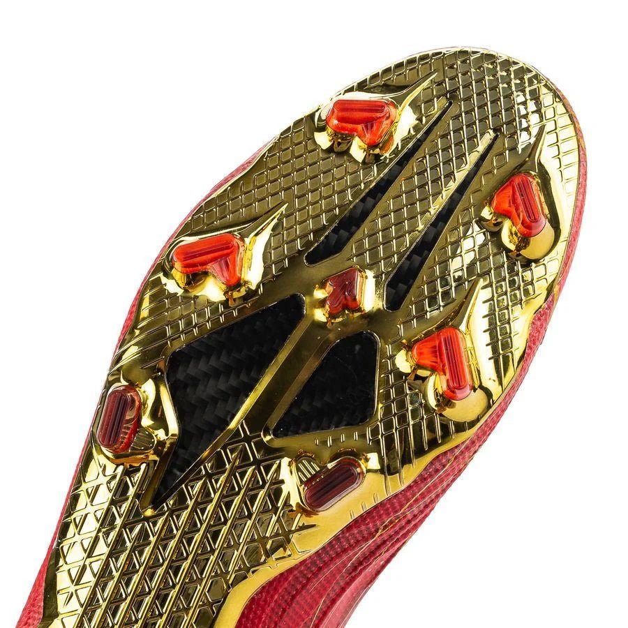 X Speed Flow Laceless Elite FG Red/Gold - Elite Boots