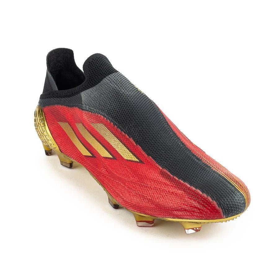 X Speed Flow Laceless Elite FG Red/Gold - Elite Boots