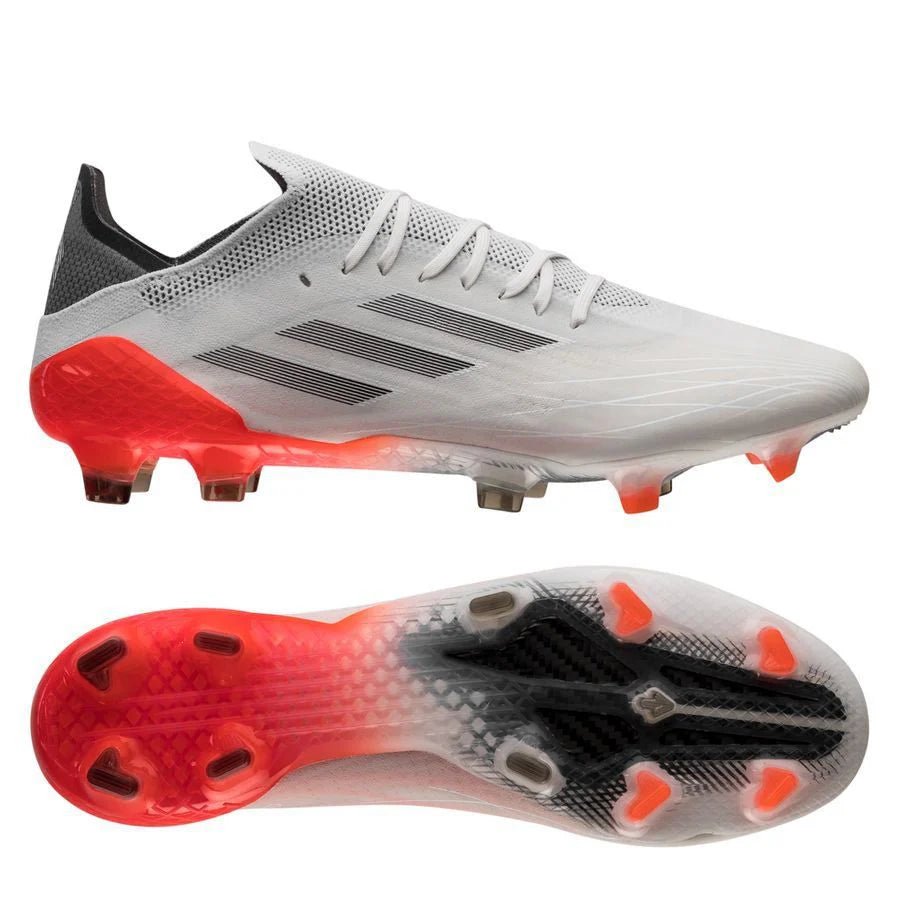 X Speed Flow Laced Elite FG White/Red - Elite Boots