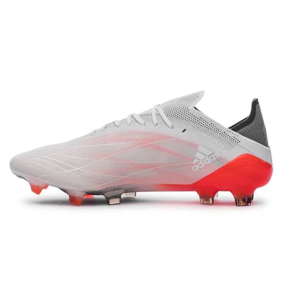 X Speed Flow Laced Elite FG White/Red - Elite Boots