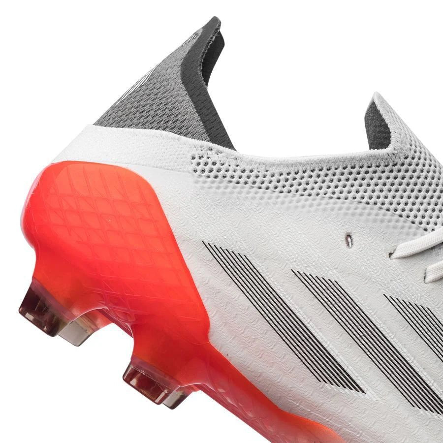 X Speed Flow Laced Elite FG White/Red - Elite Boots
