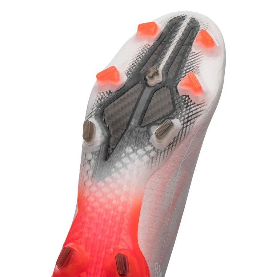 X Speed Flow Laced Elite FG White/Red - Elite Boots