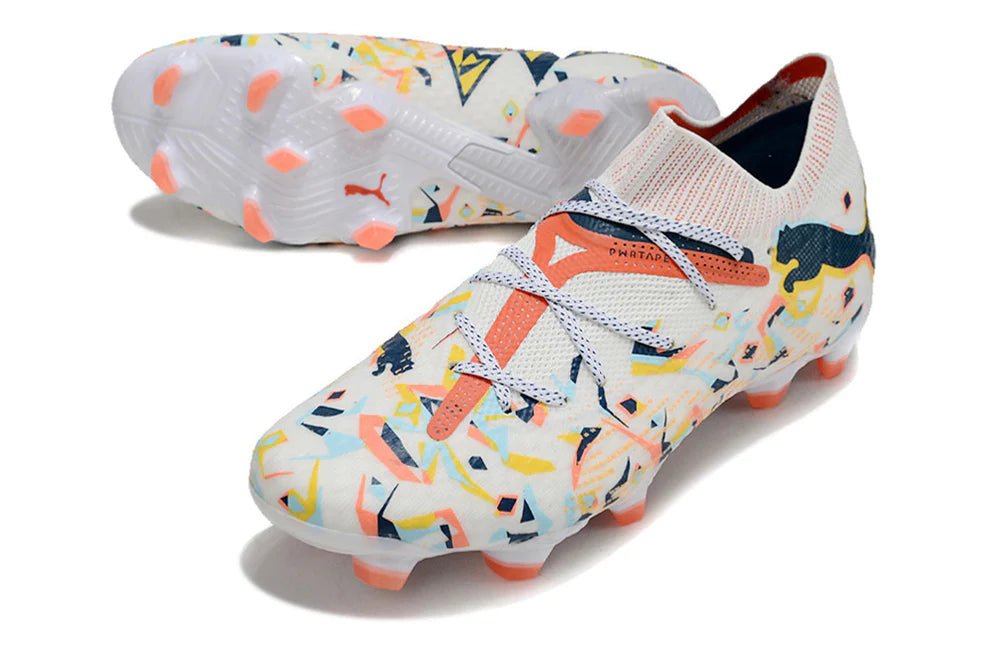 Future VII Ultimate Elite FG White/Orange Creativity - Elite Boots