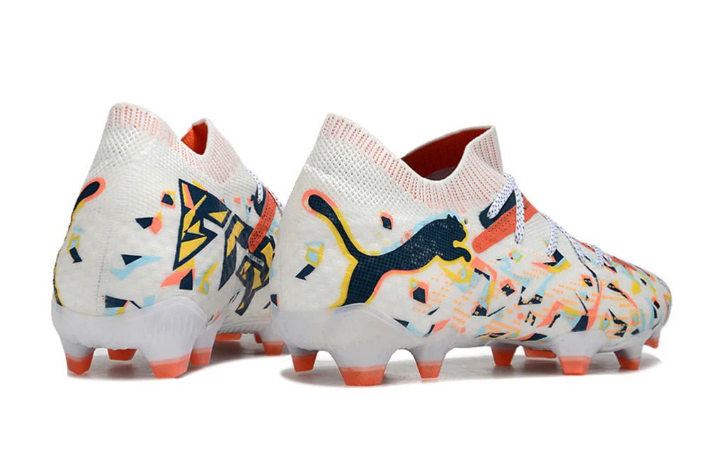 Future VII Ultimate Elite FG White/Orange Creativity - Elite Boots