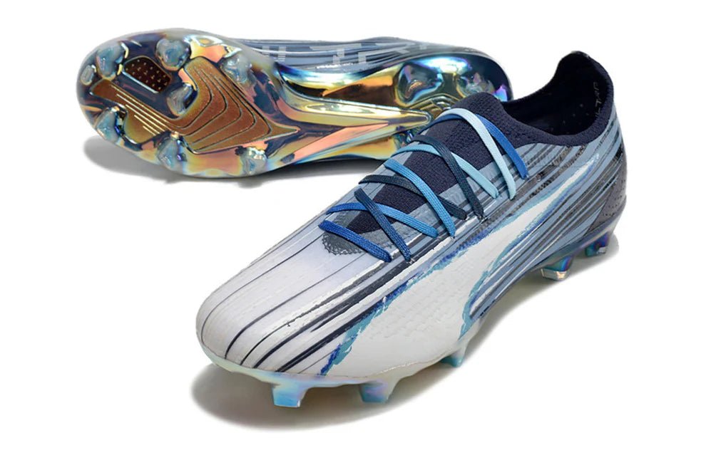 Ultra Ultimate Elements Elite FG Blue/White "Elements Pack" - Elite Boots