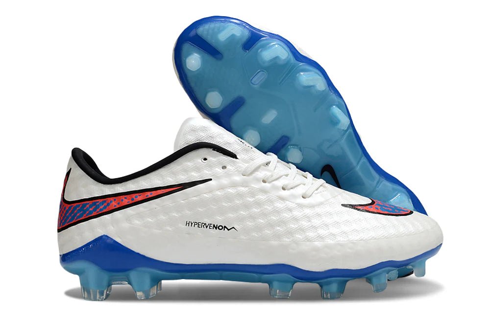 Hypervenom Phantom 1 FG Blue White - Elite Boots