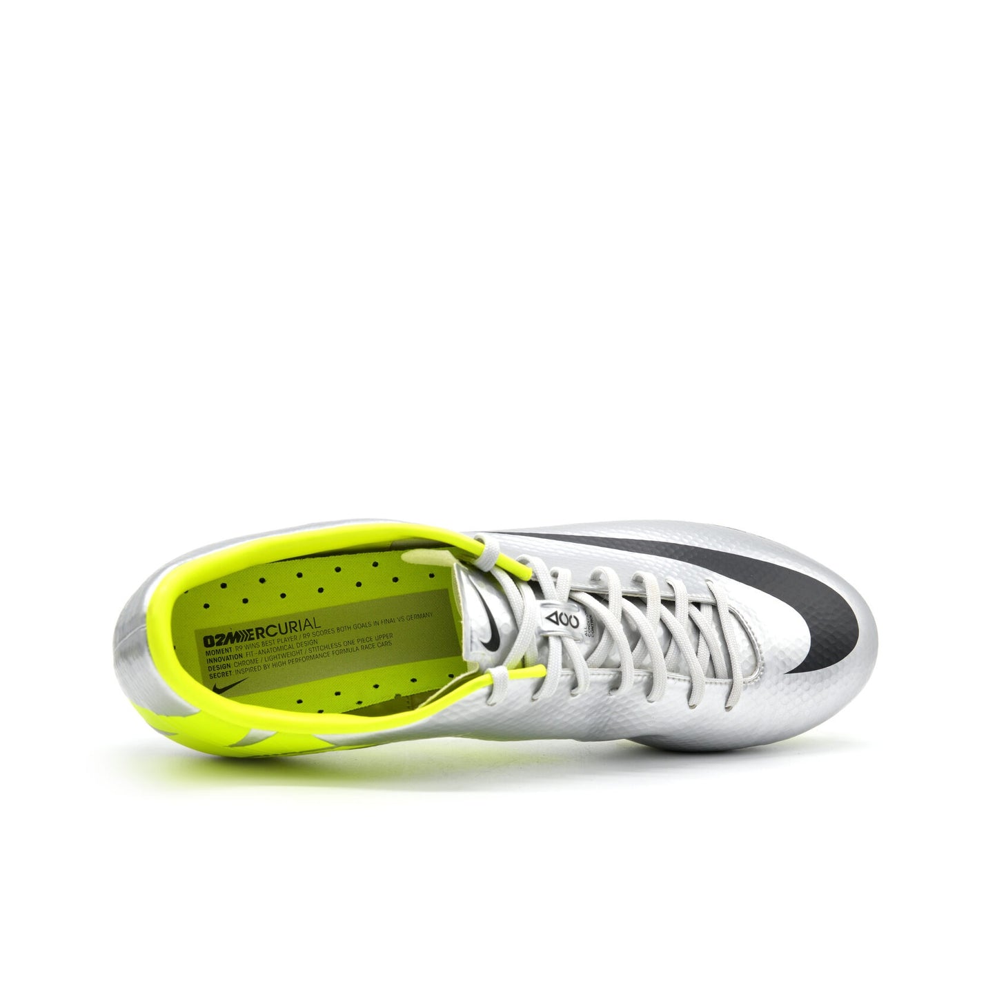 Mercurial Vapor IX Elite FG Silver/Volt - Elite Boots