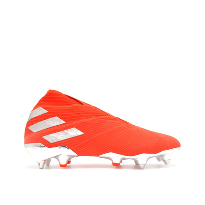 Nemeziz 19+ SG Soft Solar Red/Metallic Silver - Elite Boots