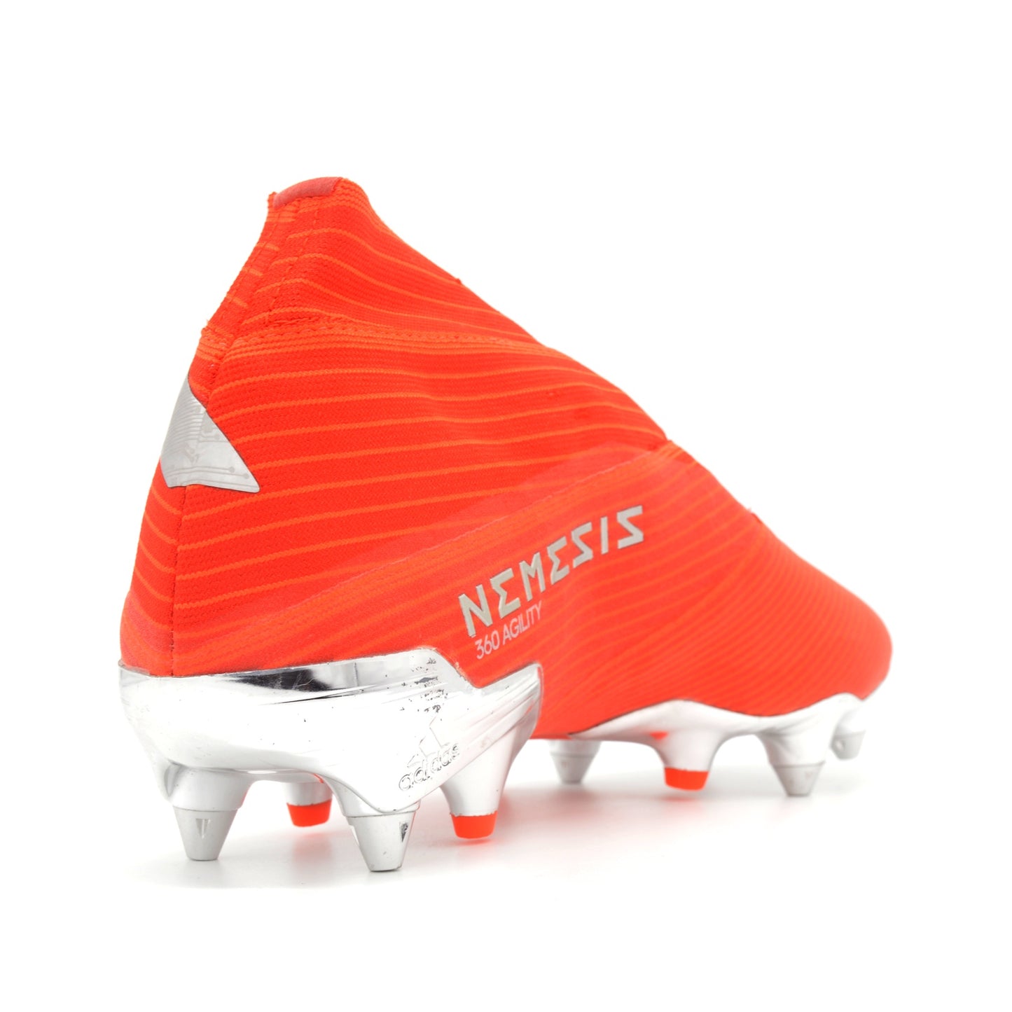 Nemeziz 19+ SG Soft Solar Red/Metallic Silver - Elite Boots