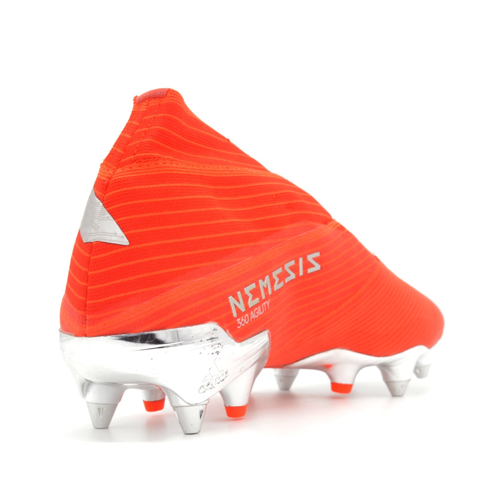 Nemeziz 19+ SG Soft Solar Red/Metallic Silver - Elite Boots