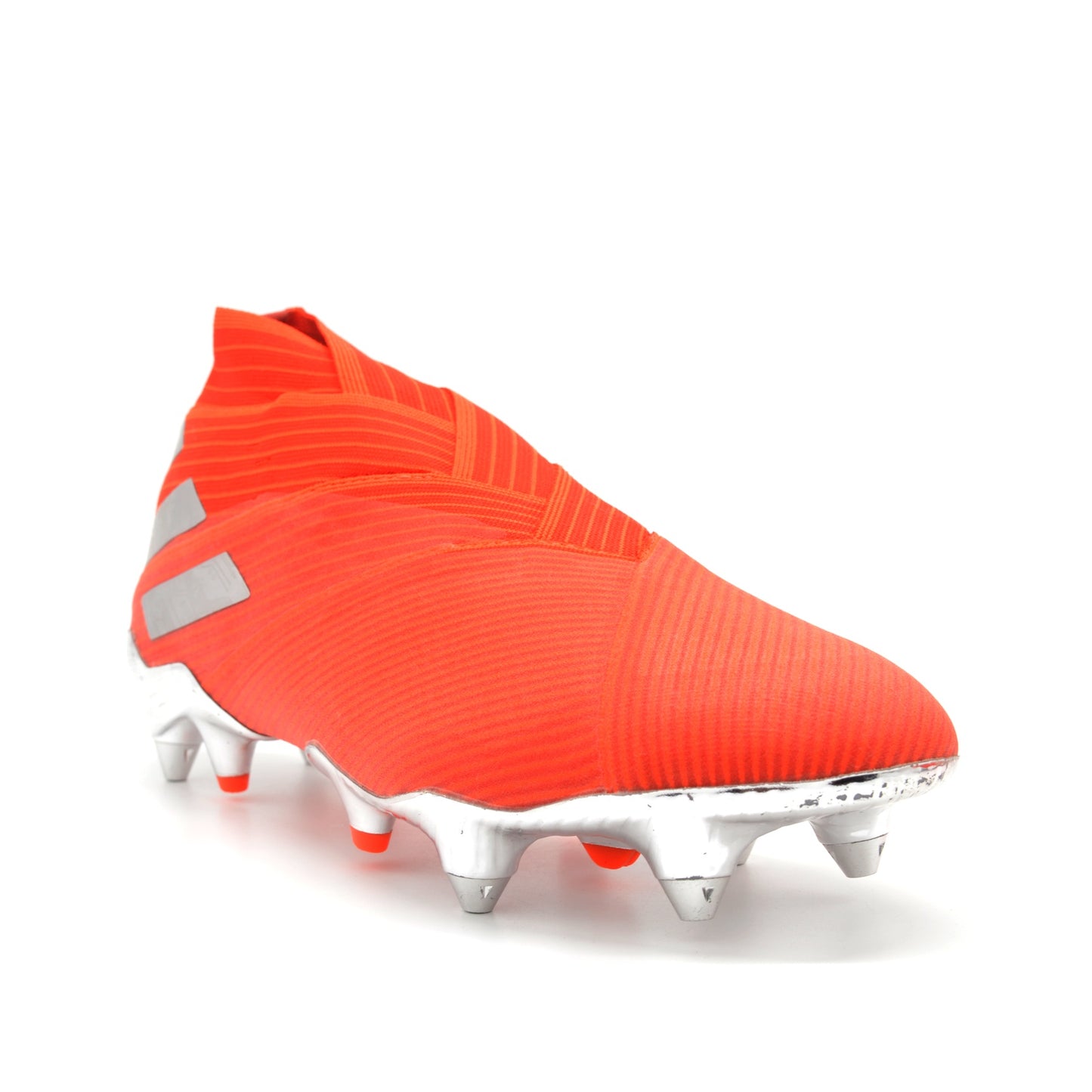 Nemeziz 19+ SG Soft Solar Red/Metallic Silver - Elite Boots
