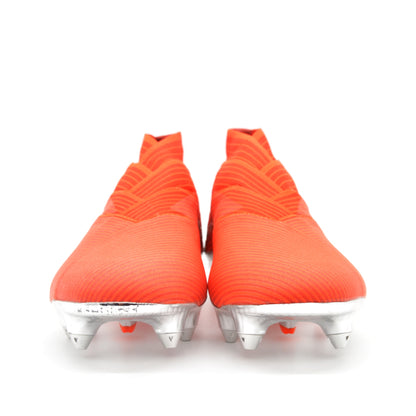 Nemeziz 19+ SG Soft Solar Red/Metallic Silver - Elite Boots