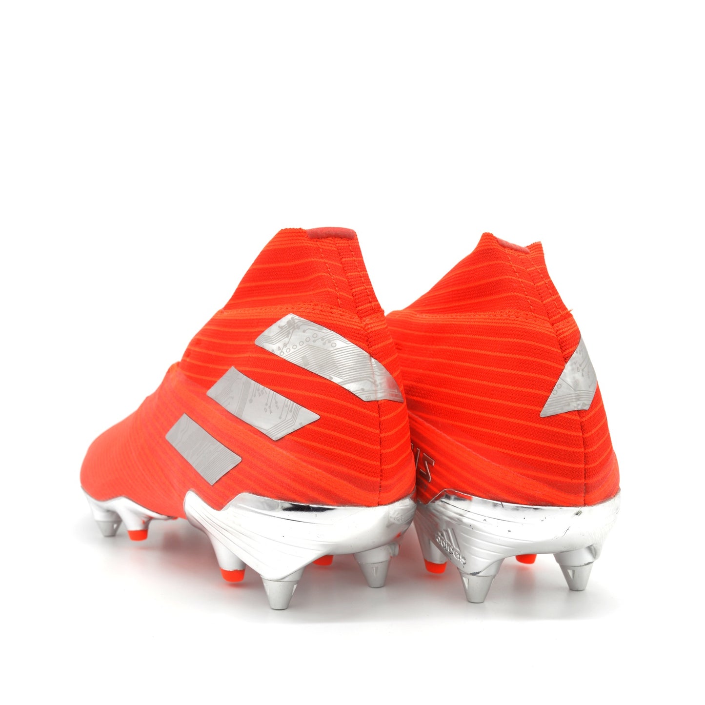 Nemeziz 19+ SG Soft Solar Red/Metallic Silver - Elite Boots