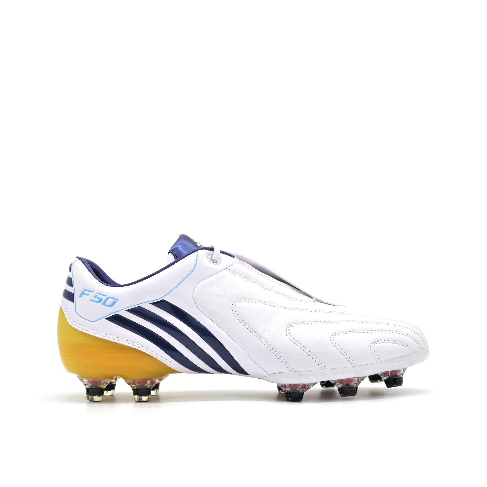 F50i Tunit Leather White/Yellow - Elite Boots