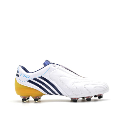 F50i Tunit Leather White/Yellow - Elite Boots