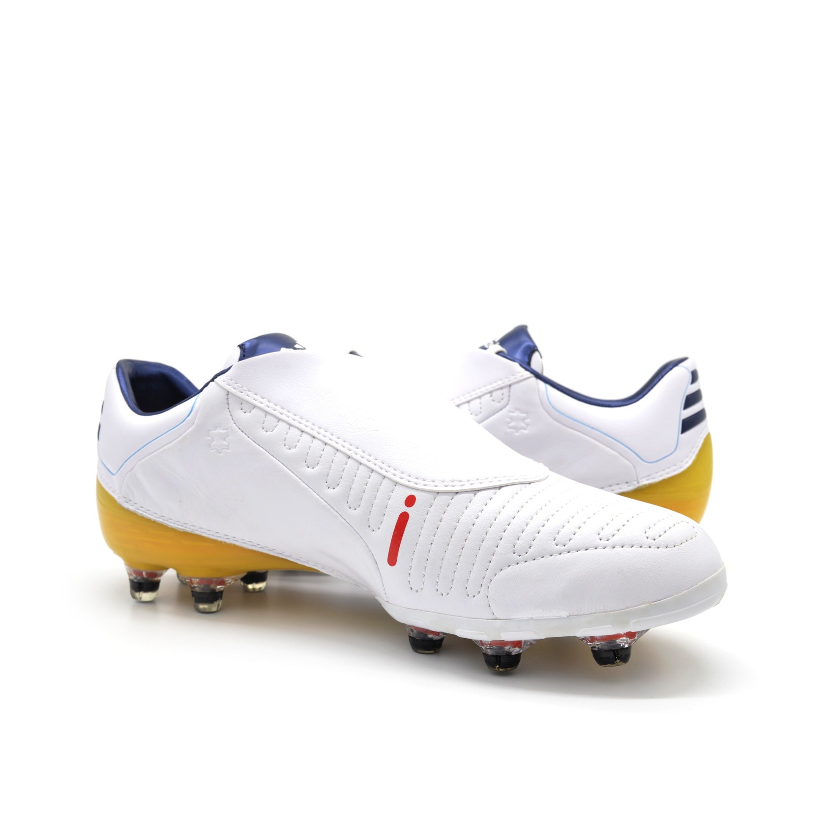 F50i Tunit Leather White/Yellow - Elite Boots