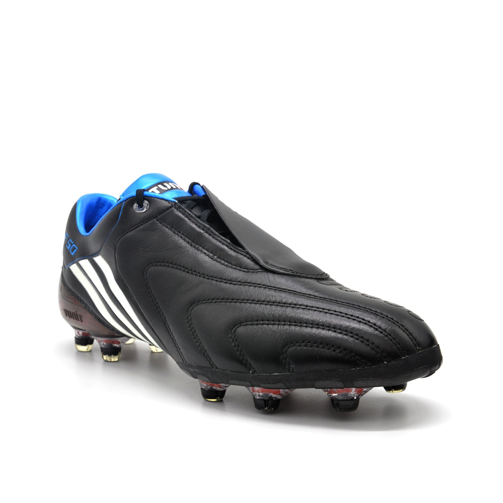 F50i Tunit Leather Black/Cyan - Elite Boots