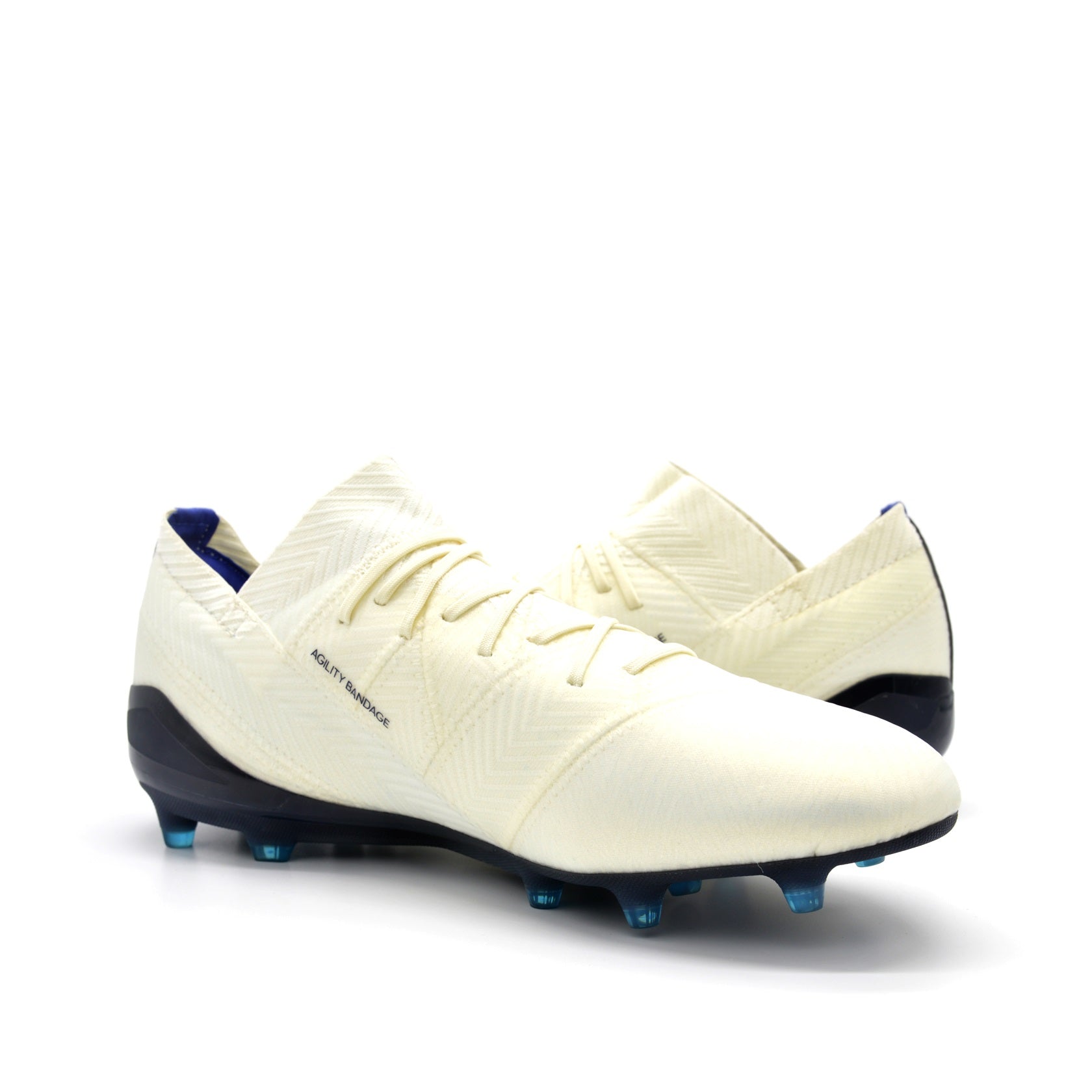 Nemeziz 18.1 FG/AG - Off White/Black - Elite Boots