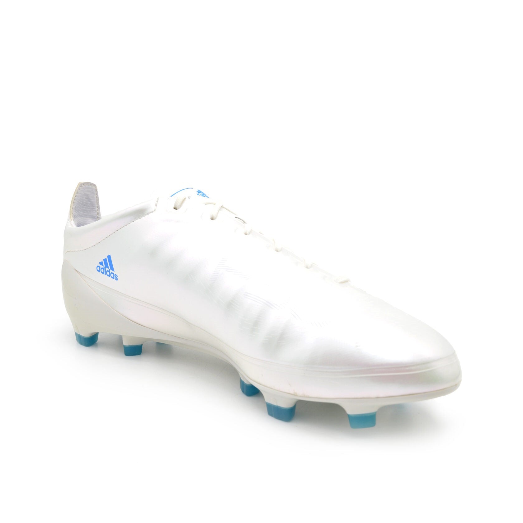 F50 Adizero White Blue 2012 FG - Elite Boots