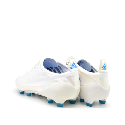 F50 Adizero White Blue 2012 FG - Elite Boots