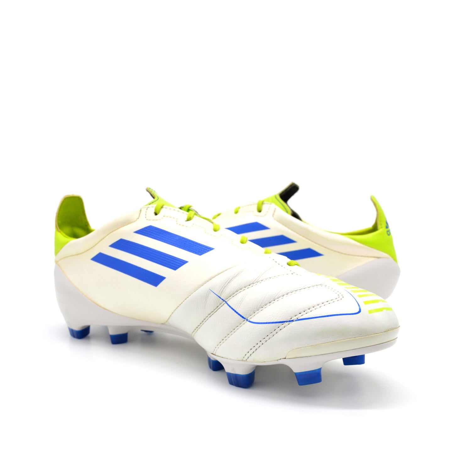 F50 Adizero TRX FG Leather White/Blue - Elite Boots