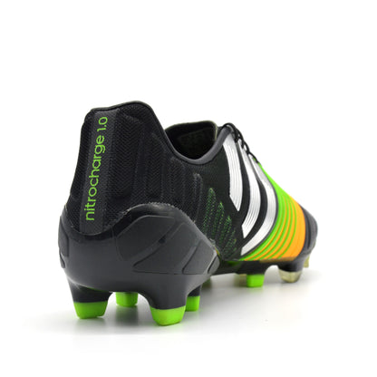 Nitrocharge 1.0 FG Core Black/Silver Metallic - Elite Boots