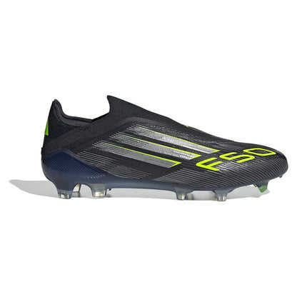 F50 Elite Laceless FG Black Green - Elite Boots