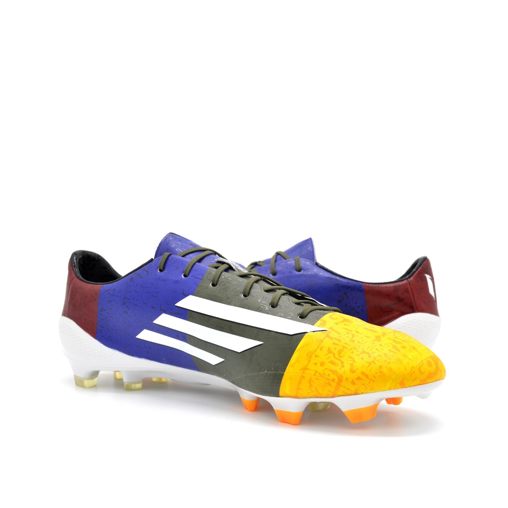 F10 Adizero Messi Elite FG Blue/Yellow - Elite Boots