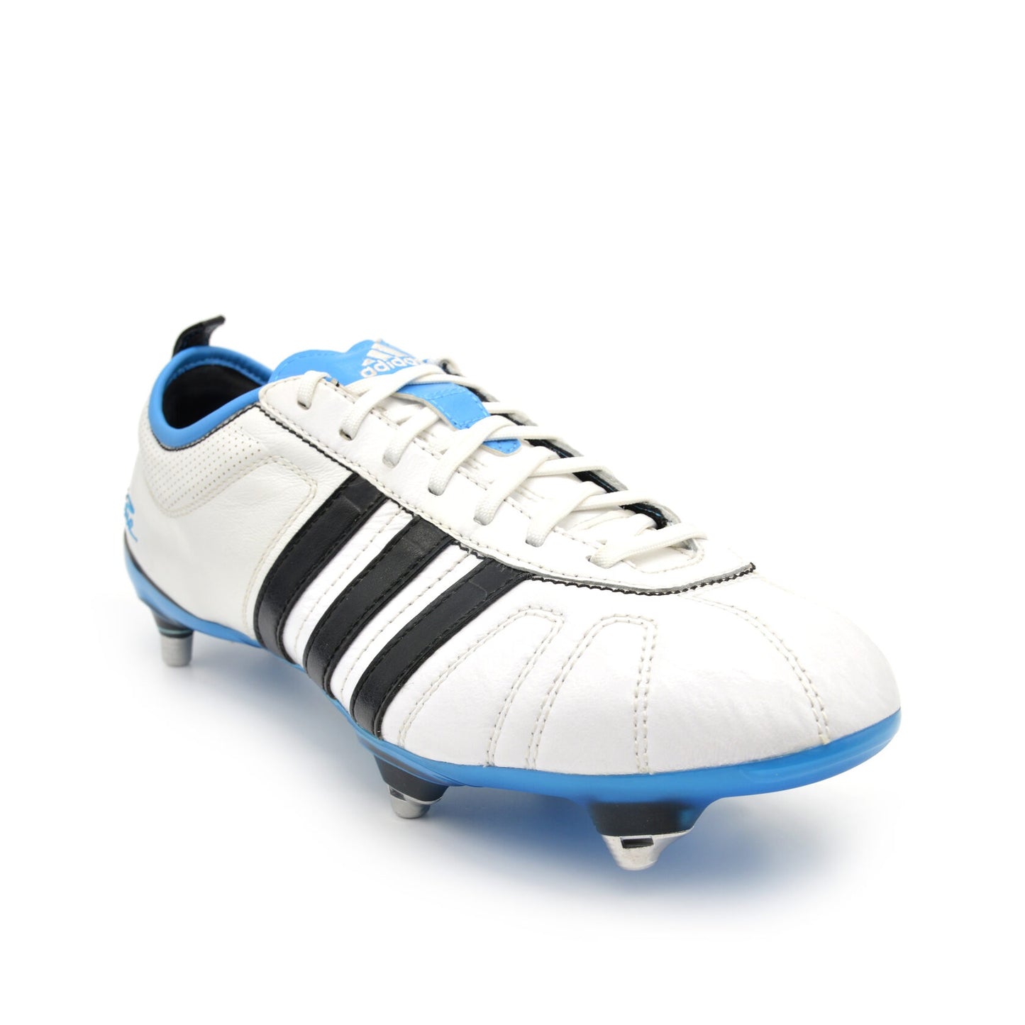 Adipure IV Elite SG White/Blue - Elite Boots