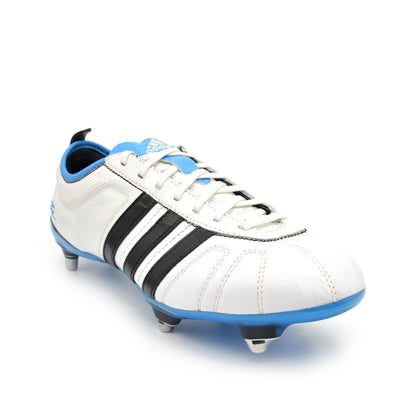 Adipure IV Elite SG White/Blue - Elite Boots