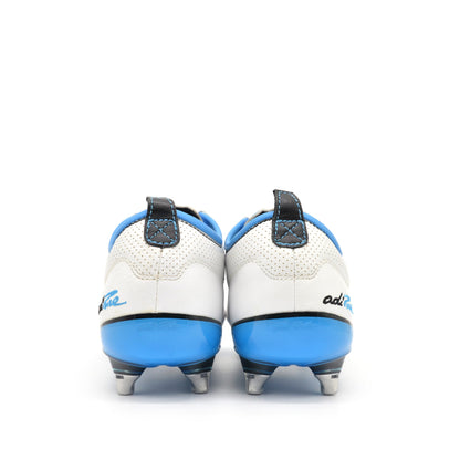 Adipure IV Elite SG White/Blue - Elite Boots