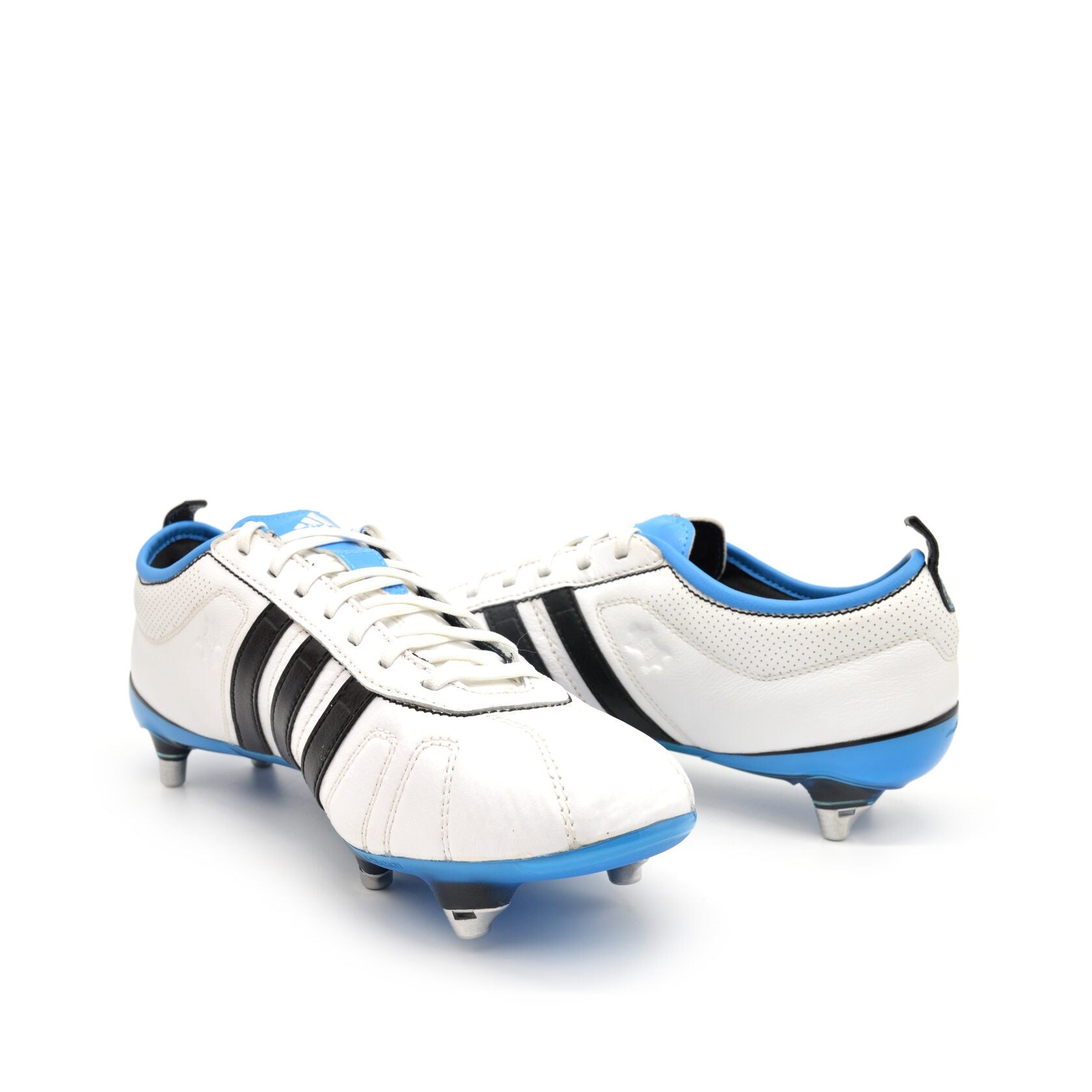 Adipure IV Elite SG White/Blue - Elite Boots
