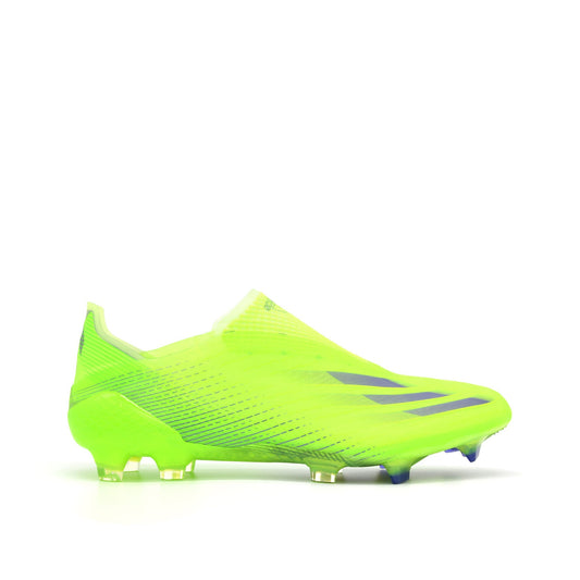 X Ghosted+ Laceless FG Precision To Blur Green - Elite Boots