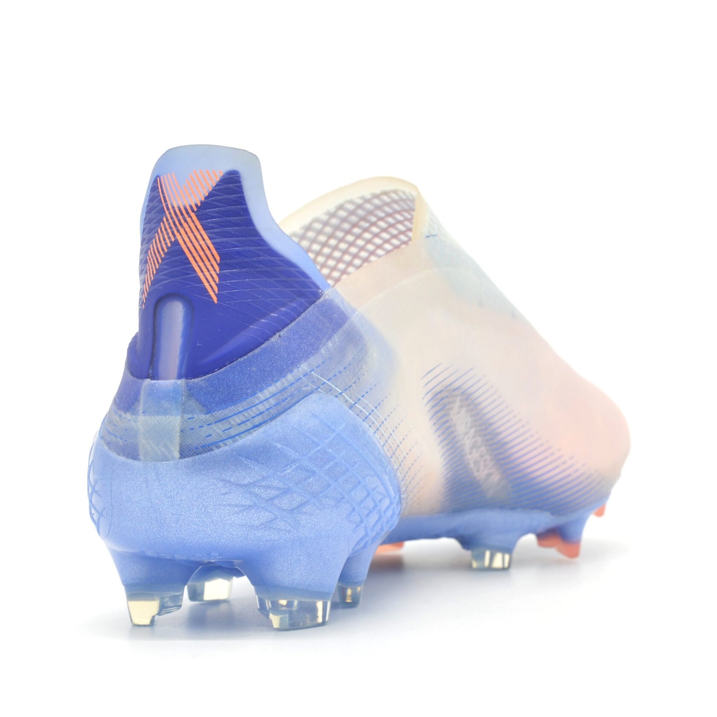 X Ghosted+ Laceless FG pink/Blue - Elite Boots