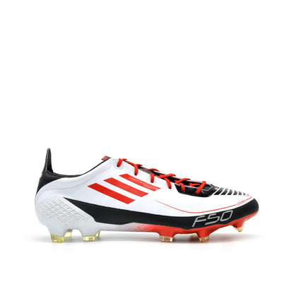 F50 Ghosted Adizero Prime FG White/Red - Elite Boots