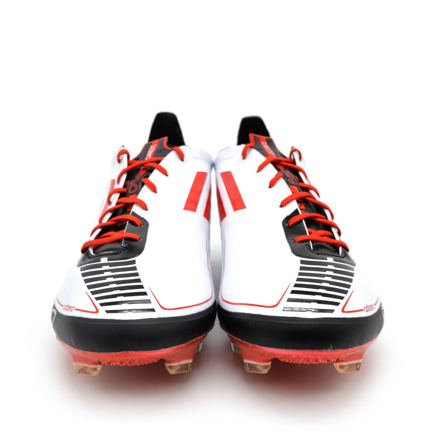 F50 Ghosted Adizero Prime FG White/Red - Elite Boots