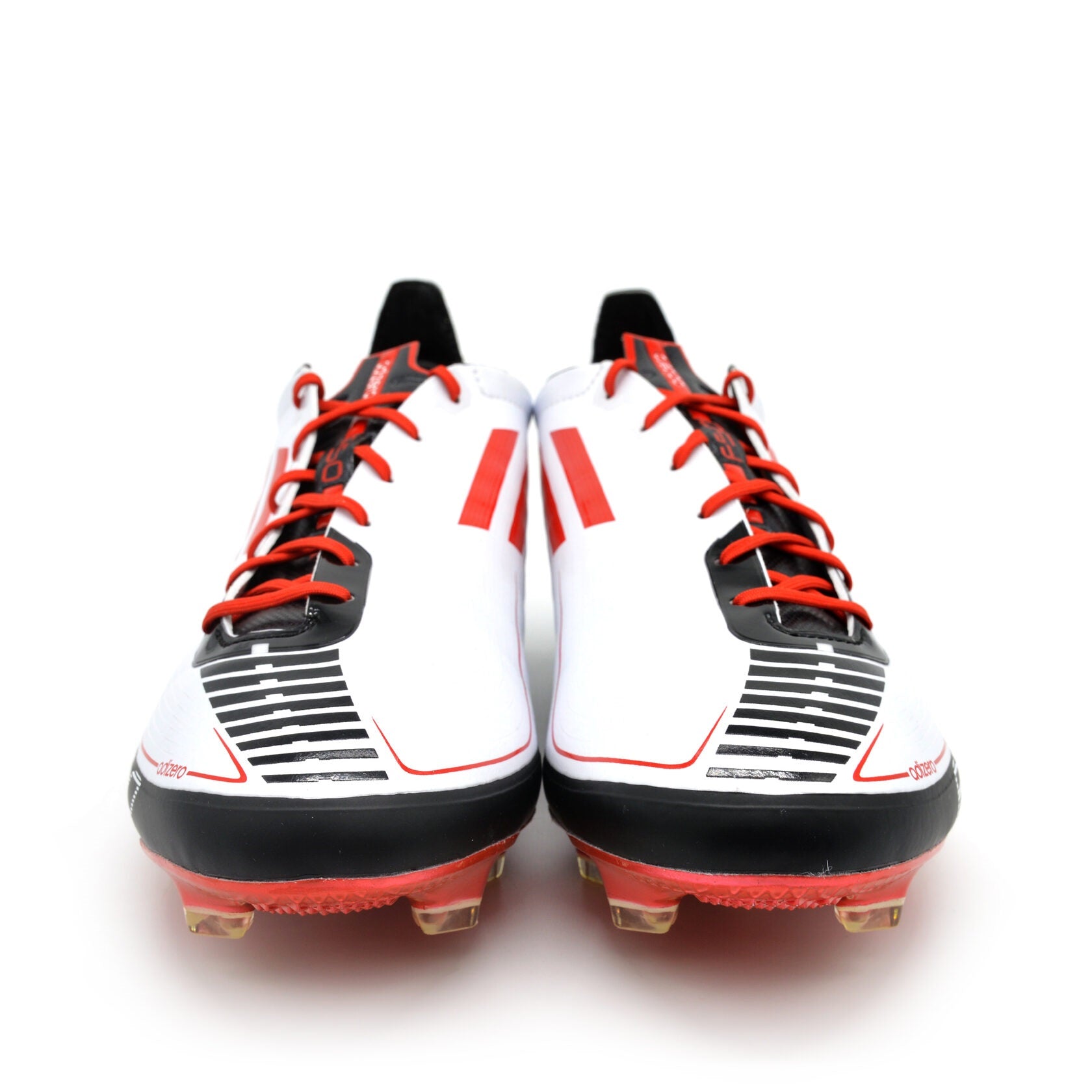F50 Ghosted Adizero Prime FG White/Red - Elite Boots