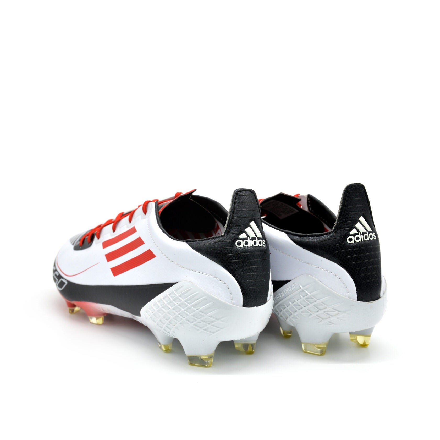 F50 Ghosted Adizero Prime FG White/Red - Elite Boots