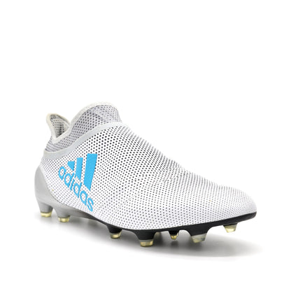 17+ PureSpeed FG/AG Dust Storm - White/Energy Blue - Elite Boots